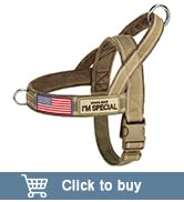 Forestpaw No Pull Dog Harness - Soft Flannel Padded Tactical Dog Vest Harness with Quick Release ...