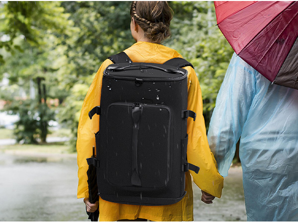 The MIYCOO Travel Backpack is waterproof. It protects your items from all weather conditions