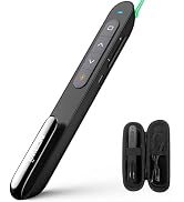 Norwii N76 Rechargeable Presentation clicker, Long Range Presentation Remote, Wireless Presenter,...