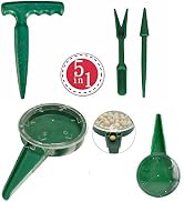 ZLY Adjustable Hand Held Garden Flower Plant Grass Seeds Planter Dial Sower Sowing Seeder Gardeni...