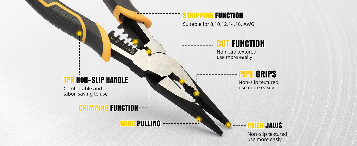 NEEDLE NOSE PLIERS a+ 03
