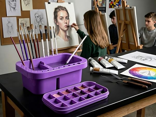 Paint Brush Cleaning Station