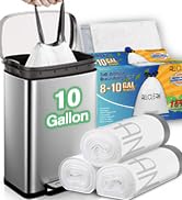10 gallon trash bags 8 gallon trash bags trash bags 10+ gallon tall garbage bags kitchen