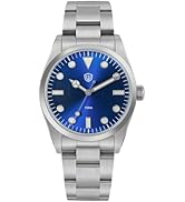 watchdives VH31 Quartz Watch, WD1016 Men Watches 37mm Dial Stainless Steel Wristwatch Sweep Sport...