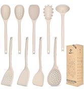 Silicone Cooking Utensils Set, 9 Pcs Heat Resistant Kitchen Utensils with Back Hooks, BPA Free Ki...
