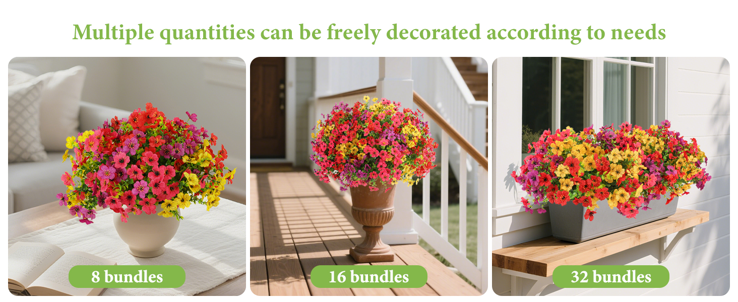 Artficial Flowers for Outdoors