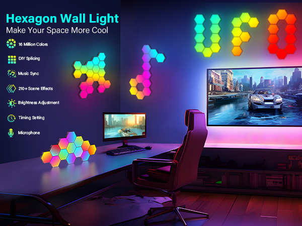 hexagon led