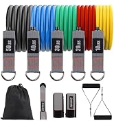 Resistance Bands with Handles, Single Resistance Bands, Exercise Bands with Handles, for Resistan...