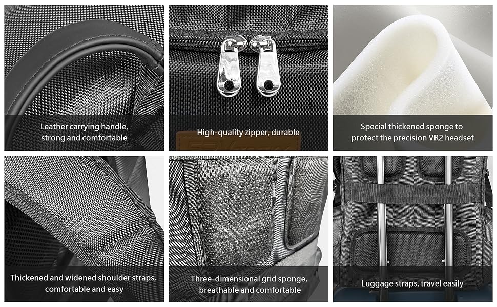 Playstation 5 VR2 Travel Backpack, product details and features