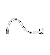 Shower Head Extension Arm by JS Jackson Supplies, 16 inch Assembled Length, High Arc Long Extende...