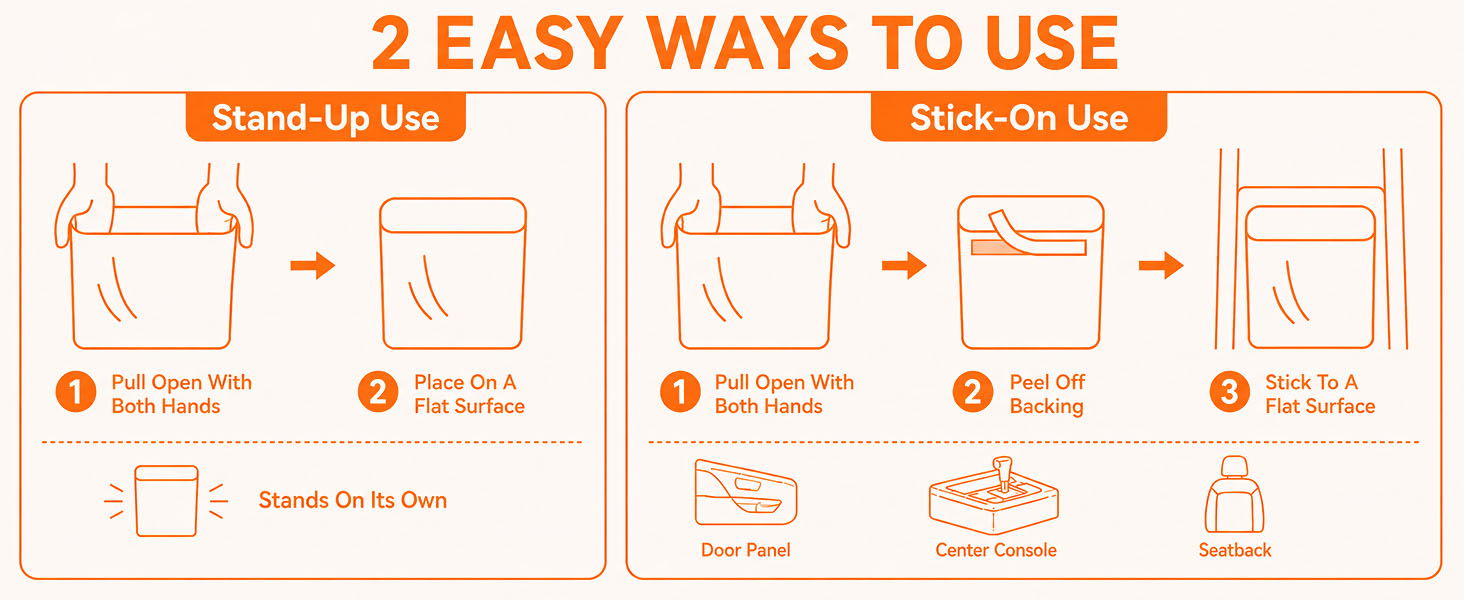 Disposable Car Trash Bags