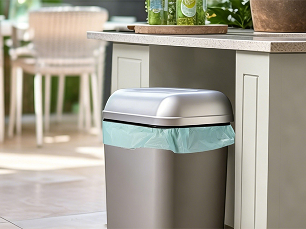 Use a 13-gallon garbage bag outdoors