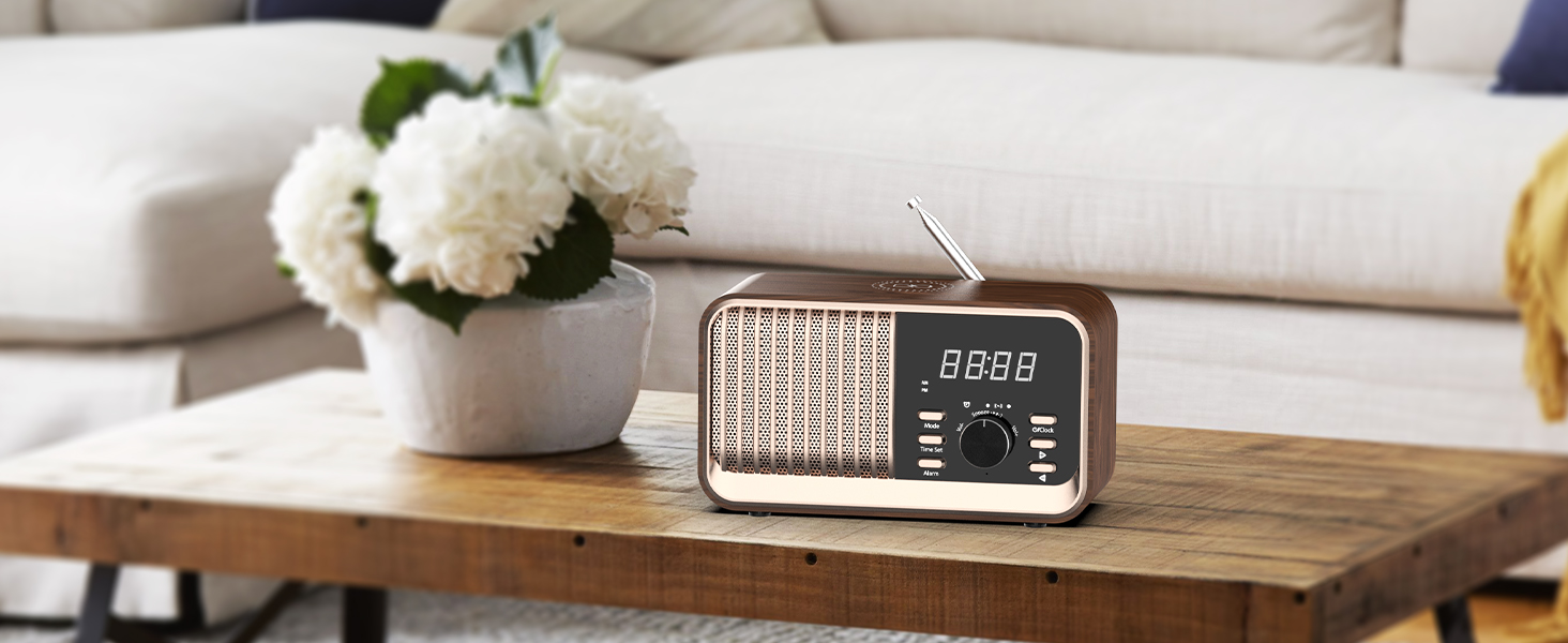 alarm clock with radio
