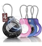 HATALKIN Compatible for AirTag Holder AirTag Keychain Case with Screen Protector,IP68 Waterproof ...