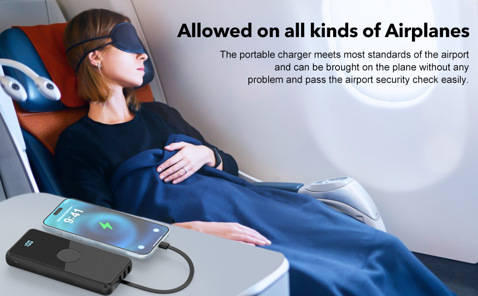 Allowed on all kinds of airplanes