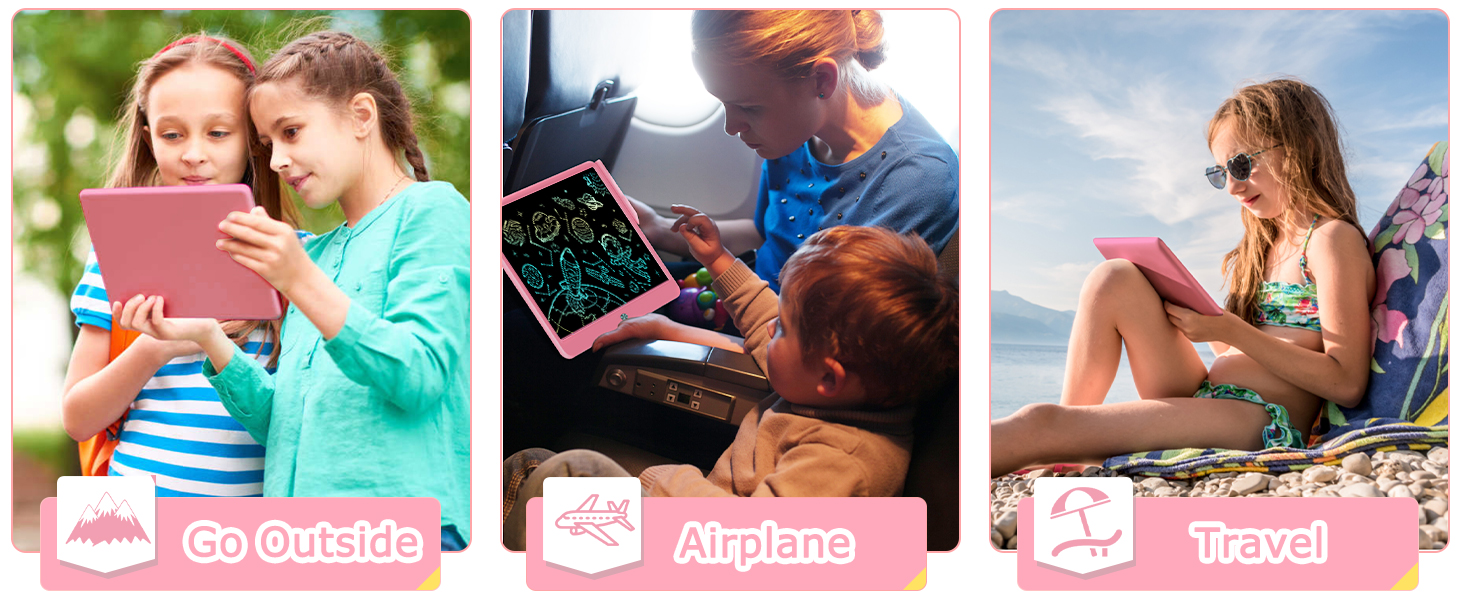 go outside airplane travel