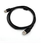 GANPUB Black Replacement USB Power Charger Charging Cable Cord