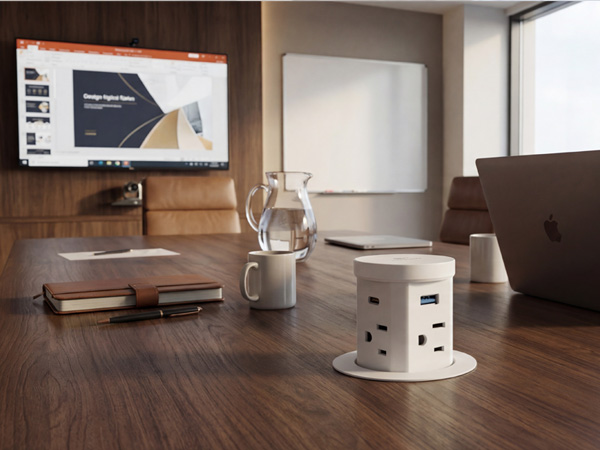 conference table power hub desk plug station recessed power strip power outlet pop up socket