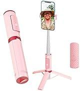 COLORLIZARD Selfie Stick Tripod, Foldable Cellphone Tripod with Remote, Travel Tripod for iPhone ...