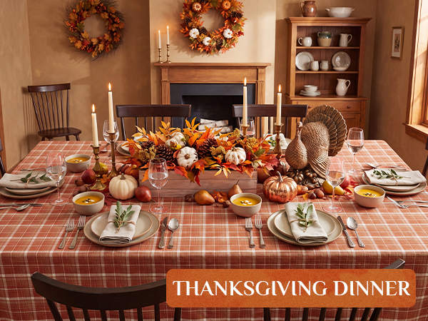 fall table cloth