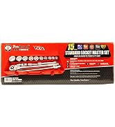 Proferred S01004 Socket Master Set, 3/4" Drive, 15 Piece SAE