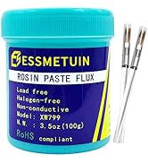 Essmetuin Rosin Paste Flux, No Clean Lead Free Rosin Soldering Paste For Phone Board Repair, Elec...