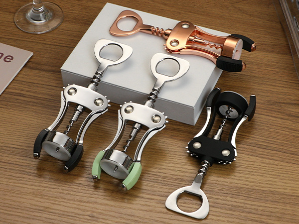KORCCI Wine Opener, Wine Bottle Opener, Wing Corkscrew , Cork Screw Beer Opener