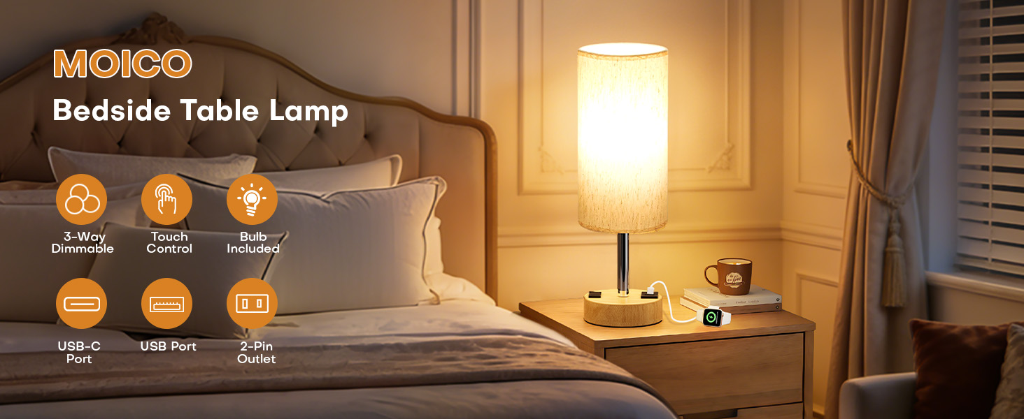 bedside lamp