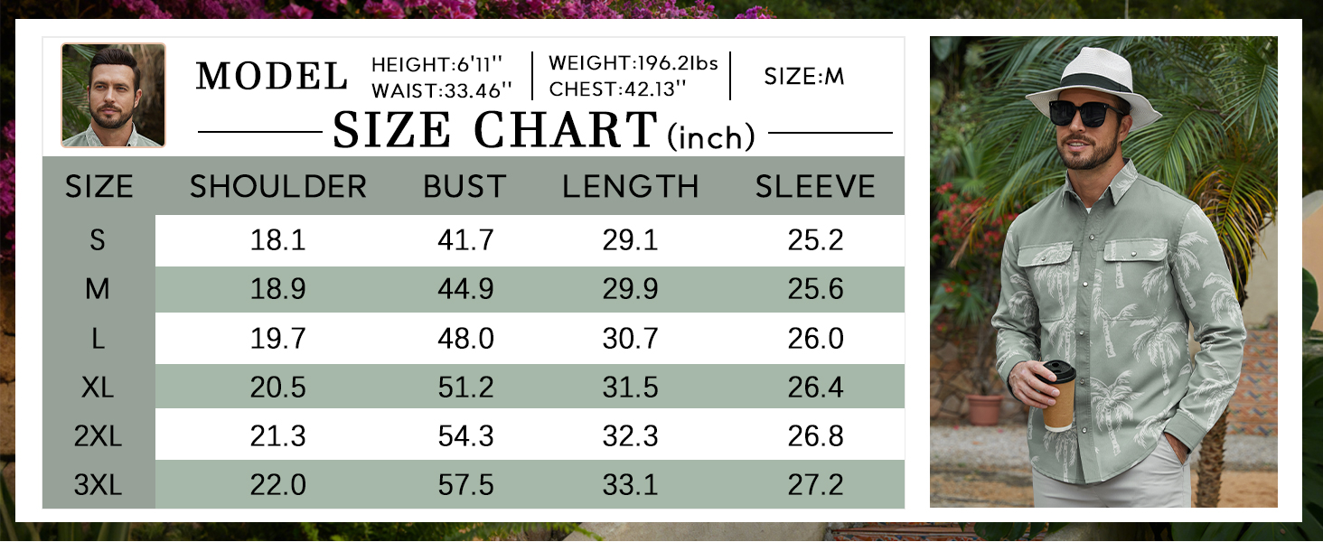 Mens Long Sleeve Button Down Shirts