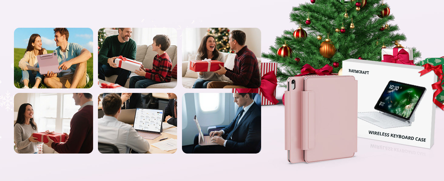 ipad a16 case with keyboard gift