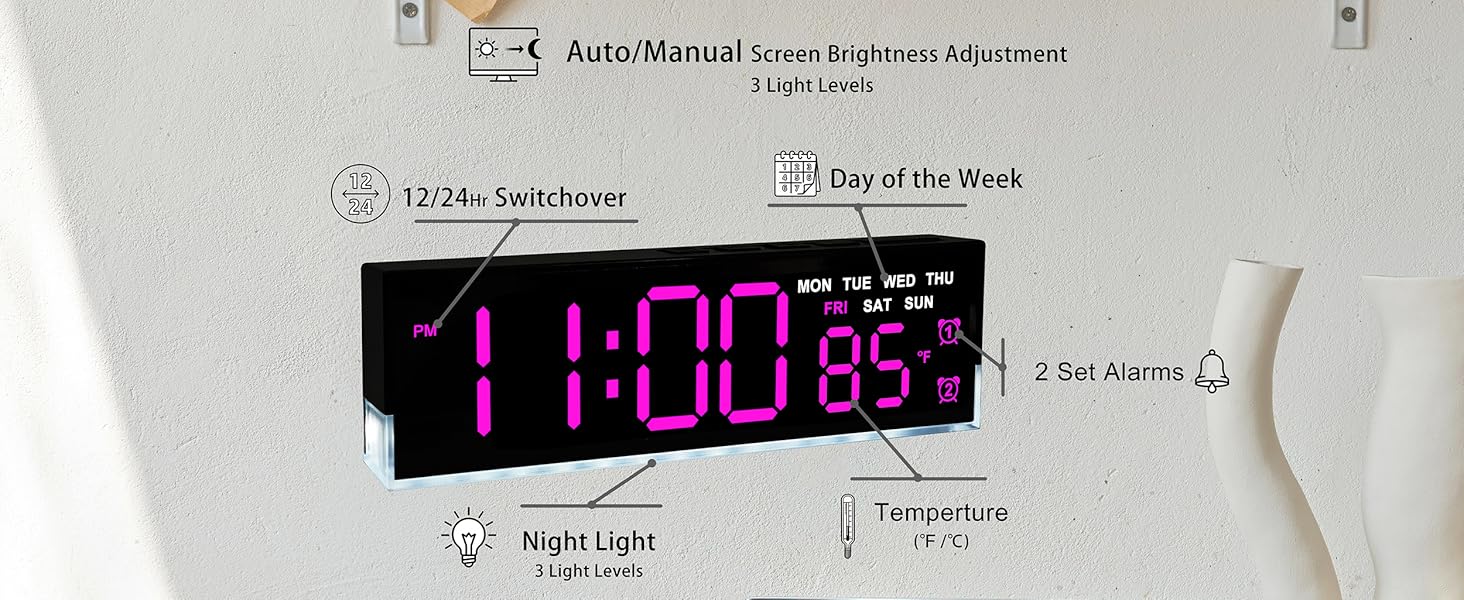 LED DESK CLOCK
