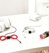16 Sets Hook and Loop Tape Sticky Back, 1 in. x 4 in. Double-Sided Adhesive Strip with 40 Sets Ho...
