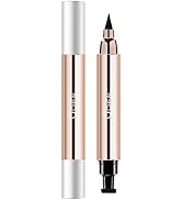 O'CHEAL 2 in 1 Professional Makeup Black Liquid Eye Liner Pencil for Women, Perfect Blend Eye Def...