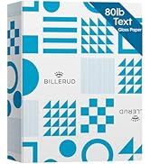 8.5x11 Gloss Digital Paper, Perfect for Color Laser Printing, Design Proposals, Flyers, Brochure,...
