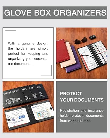 GLOVE BOX ORGANIZERS