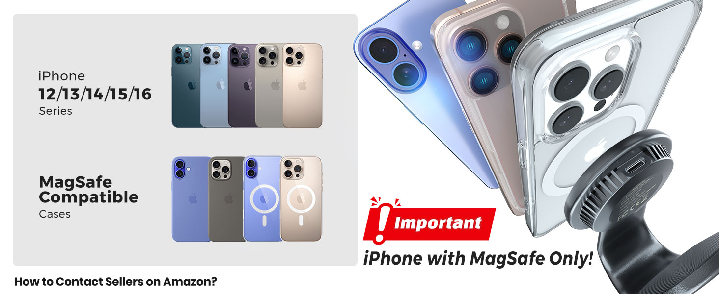 265 MagSafe car mount charger wireless