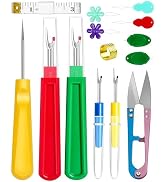 FIVEIZERO Seam Rippers for Sewing – 2 Big and 2 Small Stitch Remover Tools, Thread Ripper, Embroi...