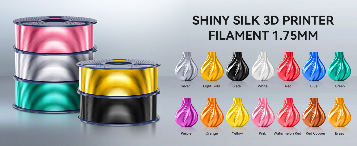 SUNLU SILK PLA 3D Printer Filament 1.75mm
