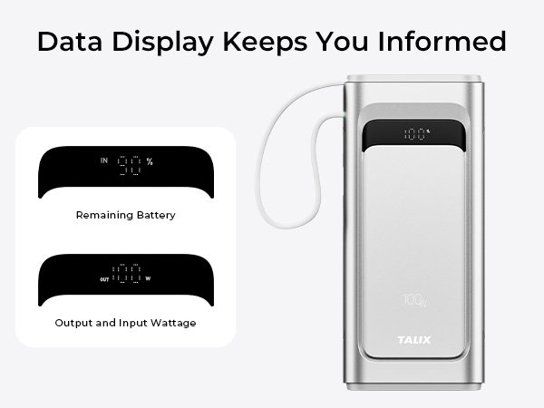 TALIX 100W power bank