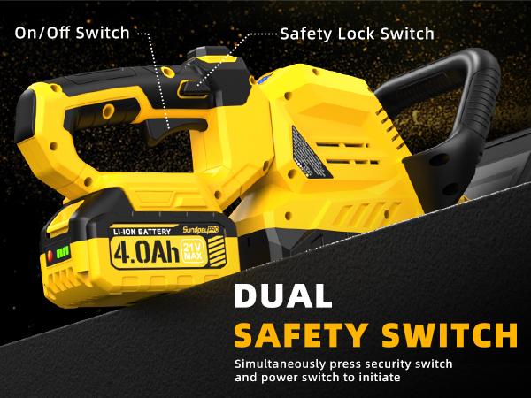 battery powered hedge trimmer