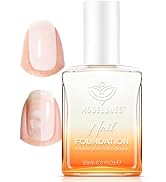 Modelones Nail Strengthener and Growth, Milky White Nail Polish Nail Repair | Nail Hardener Quick...