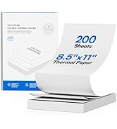 ETIKEZ 200 Sheets 8.5"x11" Thermal Paper (Folded)