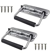 Tsnamay 4.33Inch Spring Loaded Handle Stainless Steel Heavy Duty Handle for Toolbox Chest Case wi...