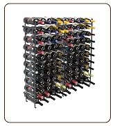 Sorbus Wine Rack Free Standing Floor Stand - Racks Hold 75 Bottles of Your Favorite Wine - Large ...