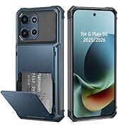 AFGHOA for Moto G Play 5G 2026 Wallet Case,5 Credit Card Holder for Moto G Play 5G 2025,Flip Cove...