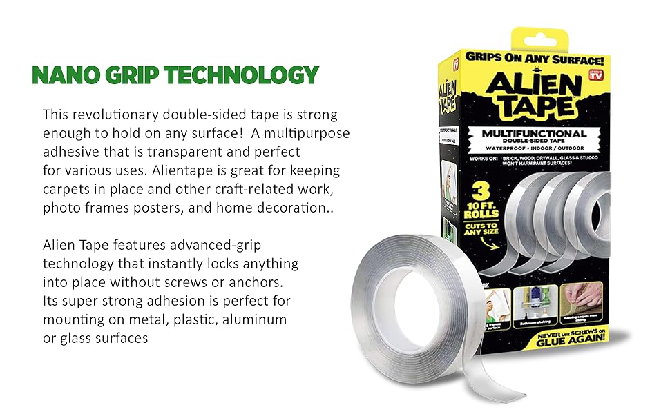 adhesive tape for arts and craft permanent transparent alien tape