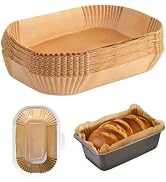150 Pcs Loaf Pan Liners 9x5 Inch - Unbleached Parchment Paper for Baking Bread, Meatloaf & Cake -...