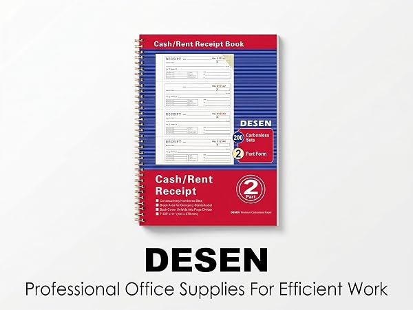 DESEN Cash/Rent Receipt Book