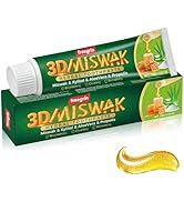 Organic Miswak Herbal Whitening Toothpaste | Gums & Refreshing-with Miswak & AloeVera Leaf & Prop...
