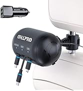 OHLPRO Multi Car Retractable Backseat 3 in 1 36W Car Charging Station Box Compatible with All Pho...